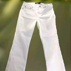 BEST bright white Lauren Ralph Lauren logo jeans size 8